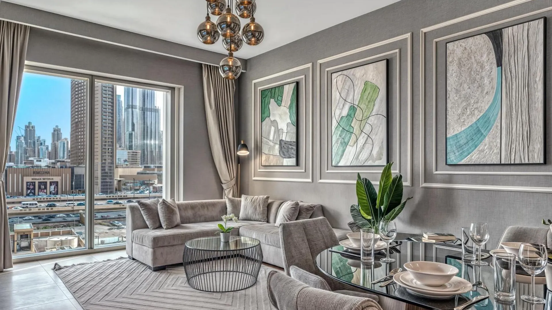 Dubai Mall Connection - Burj Views - Turf Balcony Apartment